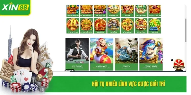 Top danh sách các trò chơi cá cược ấn tượng